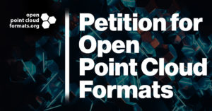 Petition for open point cloud formats
