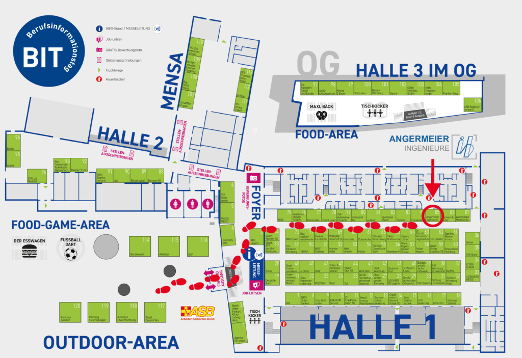 Hallenplan BIT 2024