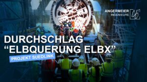 Erfolgreicher Durchschlag ElbX SuedLink
