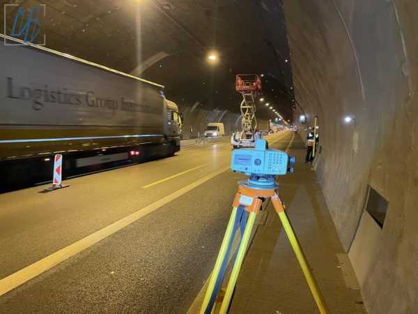 Überwachungsmessung Engelbergbasistunnel